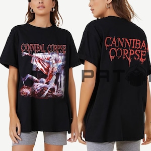 Cannibal Corpse T Shirt, Death Metal Band Fan Merch Shirt, 90s Retro Casual Unisex T-Shirt