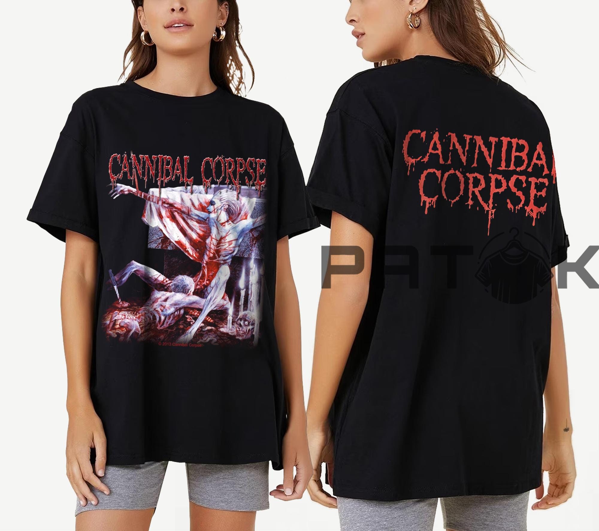 Vintage Cannibal Corpse T Shirt - Etsy