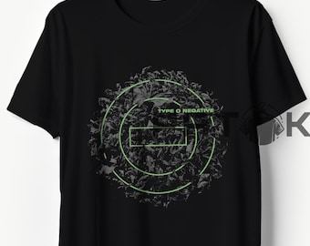 Camiseta Type O Negative Fallen Leaves, camiseta de merchandising de banda de metal retro, sudadera con capucha
