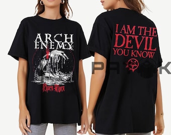 Vintage 90s ARCH ENEMY Long Sleeve Authentic Band Shirt All Cotton