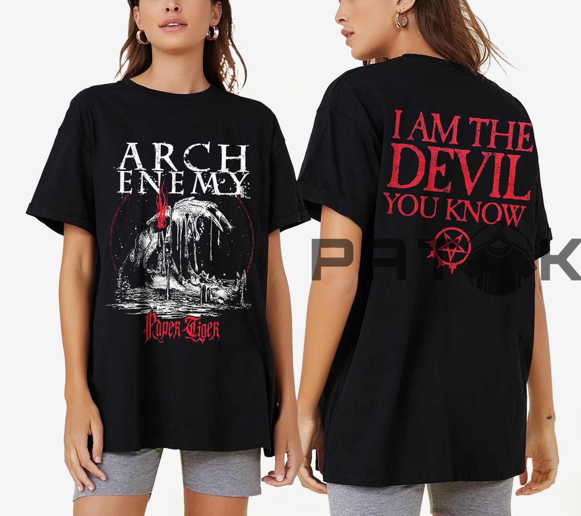 Arch Enemy Tシャツ、メロディックデスメタルバンドファングッズシャツ