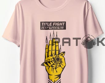 Title Fight T Shirt - Hyperview, Post Hardcore Band Merch Music Shirt, Sweatshirts Hoodie