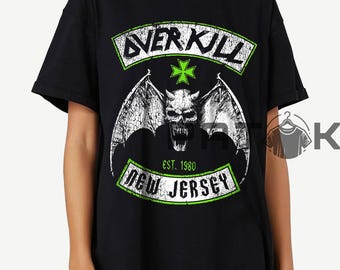 Overkill / Over Kill, 1990 Birth of Tension World Tour Shirt