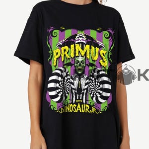 Camiseta de Primus Band: Camiseta de merchandising de metal retro de los 90, sudadera con capucha
