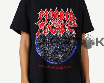 モービッド・エンジェル - アルターズ・オブ・マッドネス Tシャツ、デスメタルバンドファングッズシャツ、スウェットシャツ・パーカー