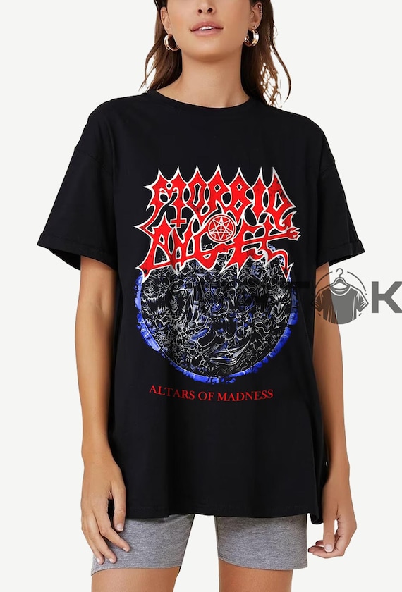 Morbid Angel - Altars of Madness T Shirt, Death Metal Band Fan