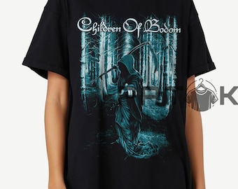 Children of Bodom T Shirt, Death Metal Band Fan Merch Shirt, 90s Retro Unisex T-Shirt
