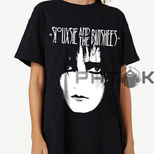 Siouxsie and the Banshees T Shirt, Punk Rock Band Merch Shirt, Retro Casual Unisex T-Shirt