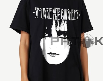 Siouxsie and the Banshees T Shirt, Punk Rock Band Merch Shirt, Retro Casual Unisex T-Shirt