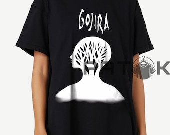 Gojira Band T Shirt, 90s Retro Heavy Metal Music Fan Merch Shirt, Sweatshirts Hoodie