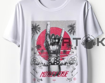 モトリー クルー Motleycrue ブラック 大人用 Tシャツ - Etsy 日本