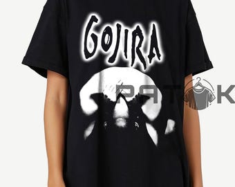 Gojira Band T-Shirt: 90s Retro Heavy Metal Band Music Fan Merch Shirt, Sweatshirts Hoodie