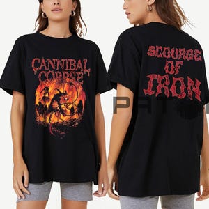 Cannibal Corpse Shirt American Death Metal Music Band Black Gildan