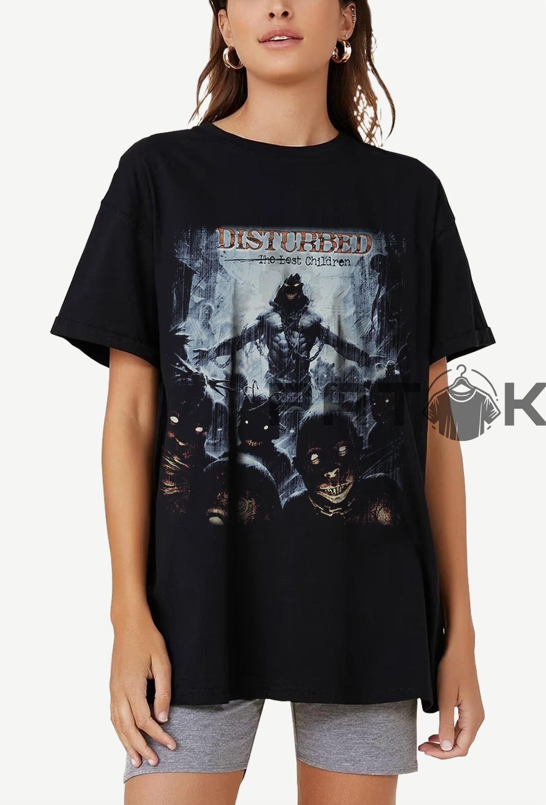 Disturbed the Lost Children T Shirt, Heavy Metal Band Merch Shirt