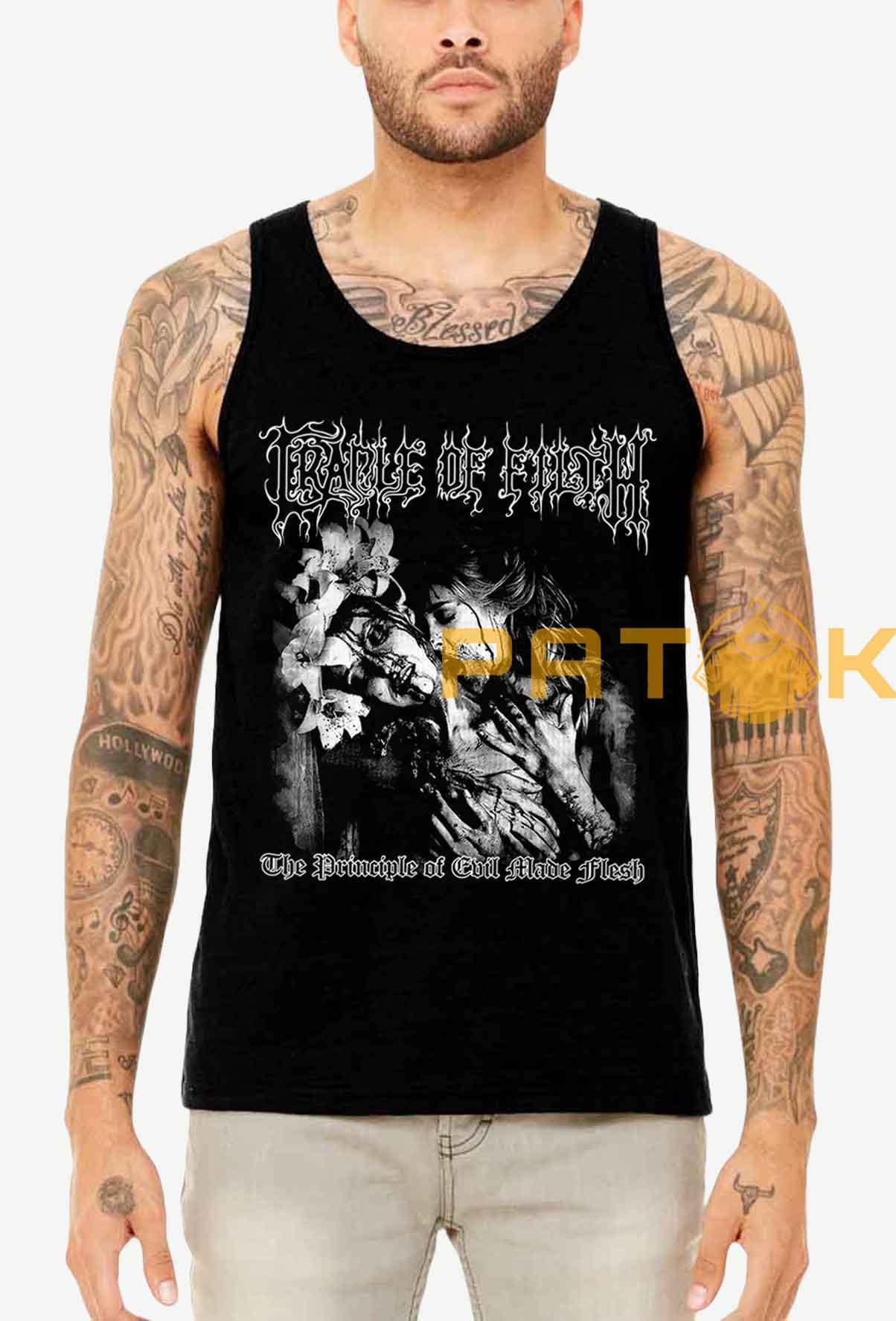 Cradle of Filth Tシャツ：90年代レトロエクストリームメタルバンド 