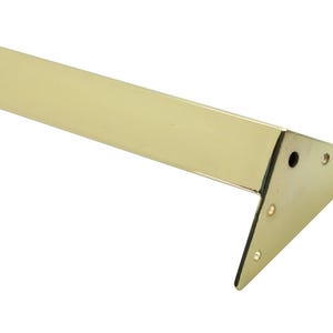 Metal Furniture Legs Sofa Cabinet Vanity Legs, 5&quot;H 7&quot;H or 10&quot;H, Shiny Gold Brass DIY Modern Furniture Feet 4PC, Fast & Free Shipping