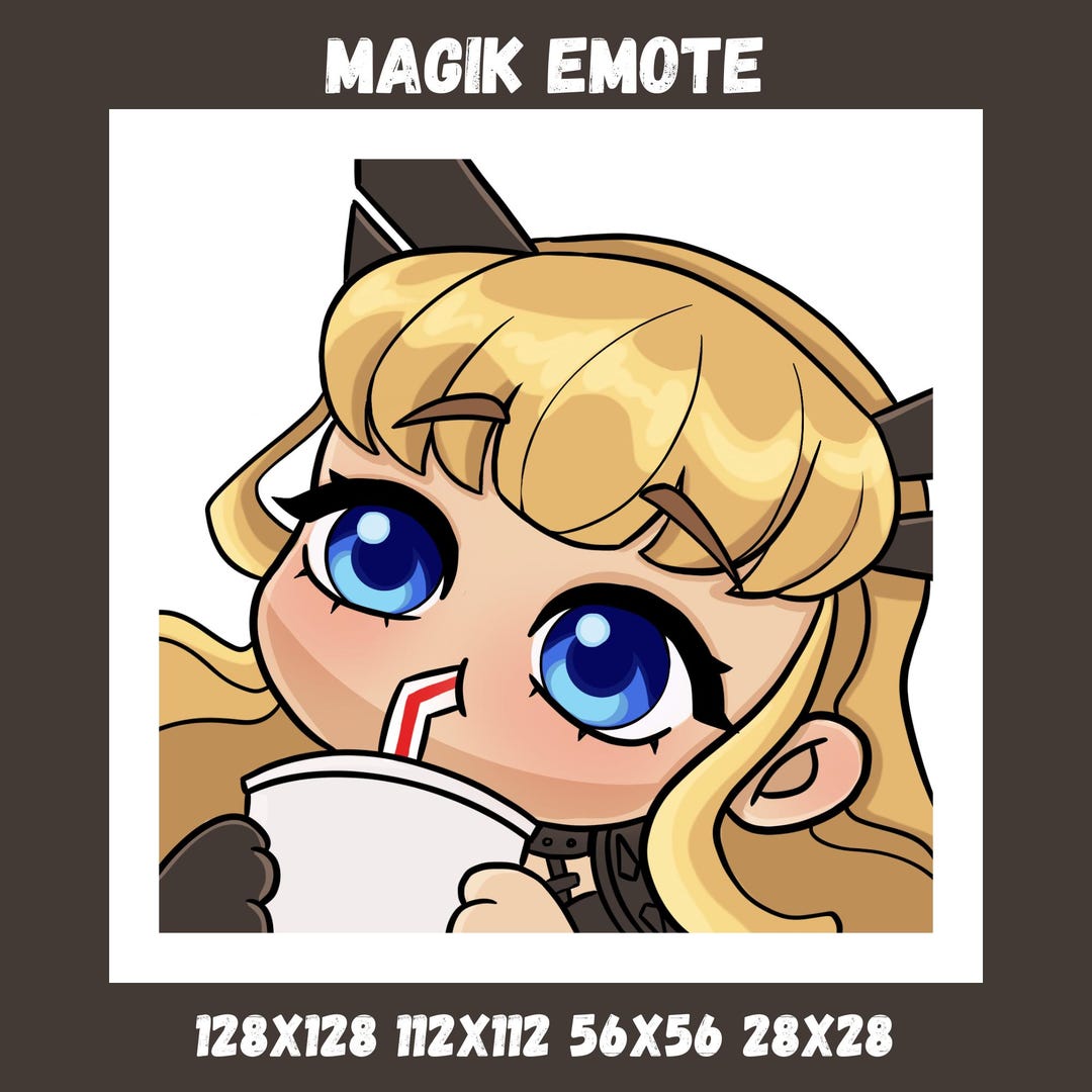 Marvel Rivals Magik Cute Sippy Emote for Twitch and Discord - Etsy