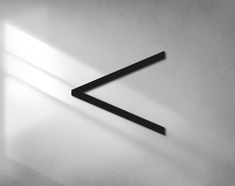Arrow Acrylic Sign – Minimalist Directional Symbol, Custom Order