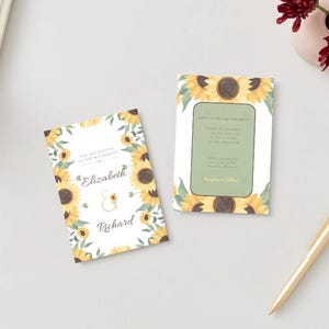 wedding invitation floral bohemian and canva editable printable A6 canva Digital DIY Template