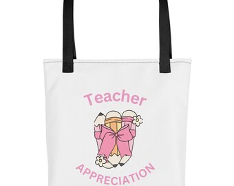 Teacher Appreciation Tote Bag | Inspirational Cotton Canvas Gift