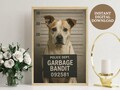 Funny Custom Pet Mugshot Portrait, Dog or Cat Digital Art product logo