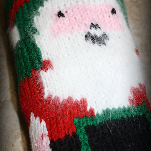 2024 Orders Only. Hand Knit Santa Stockings