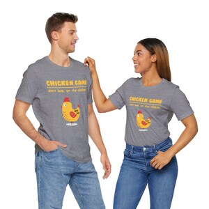Funny Dont Look at the Chicken Game Over Meme t-shirt, Cartoon Chicken humor
