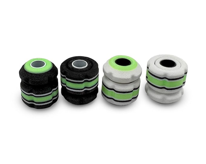 Glow in the Dark Rotational Knife Lanyard Beads | Glass Fiber Composite Set