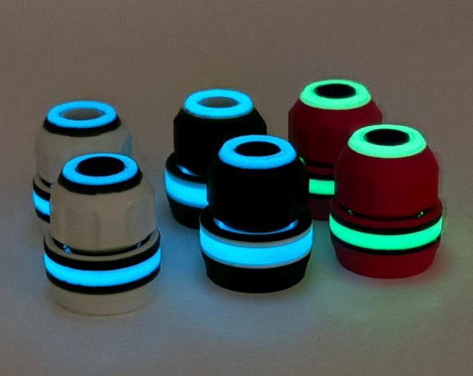 Knife Lanyard Beads that glow in the dark | Swivel Fidget Knife Accessory