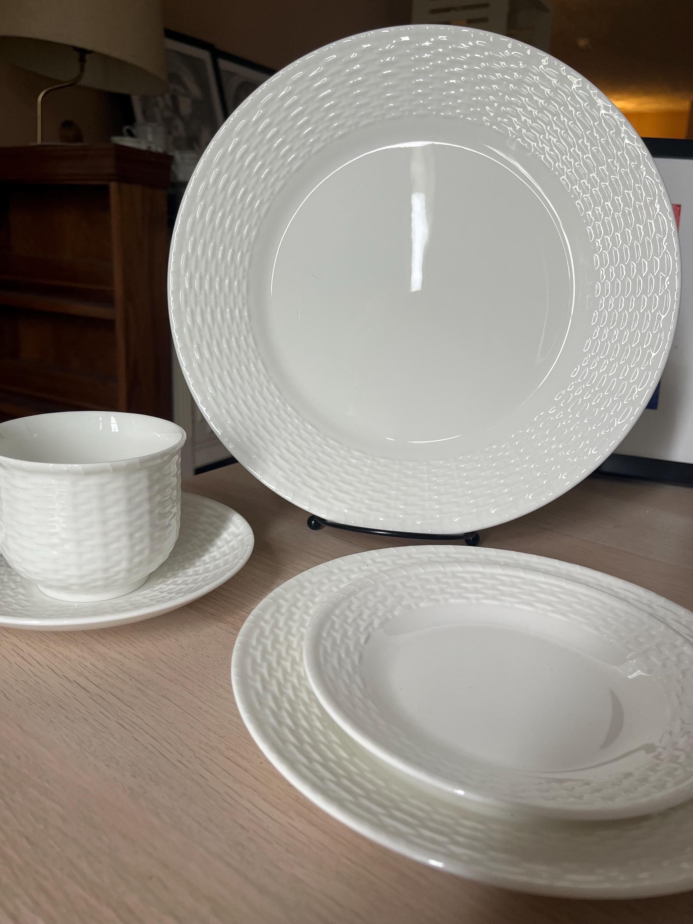 Wedgewood Nantucket Basket Dinner Plates - Etsy