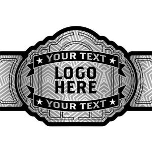 Custom Championship Belt with HD Engraving on Metal Plates – Personalize with Your Logo & Design for the Ultimate Wrestling Award
