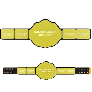 Custom Heavyweight Wrestling Championship Belt: Personalized Leather & Brass