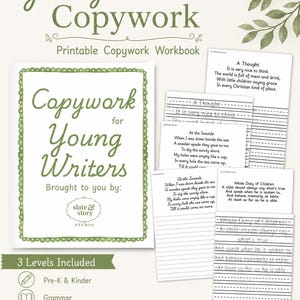 Homeschool Poetry Copywork for Young Writers – Classic Poems & Handwriting Practice for PreK–4th Grade