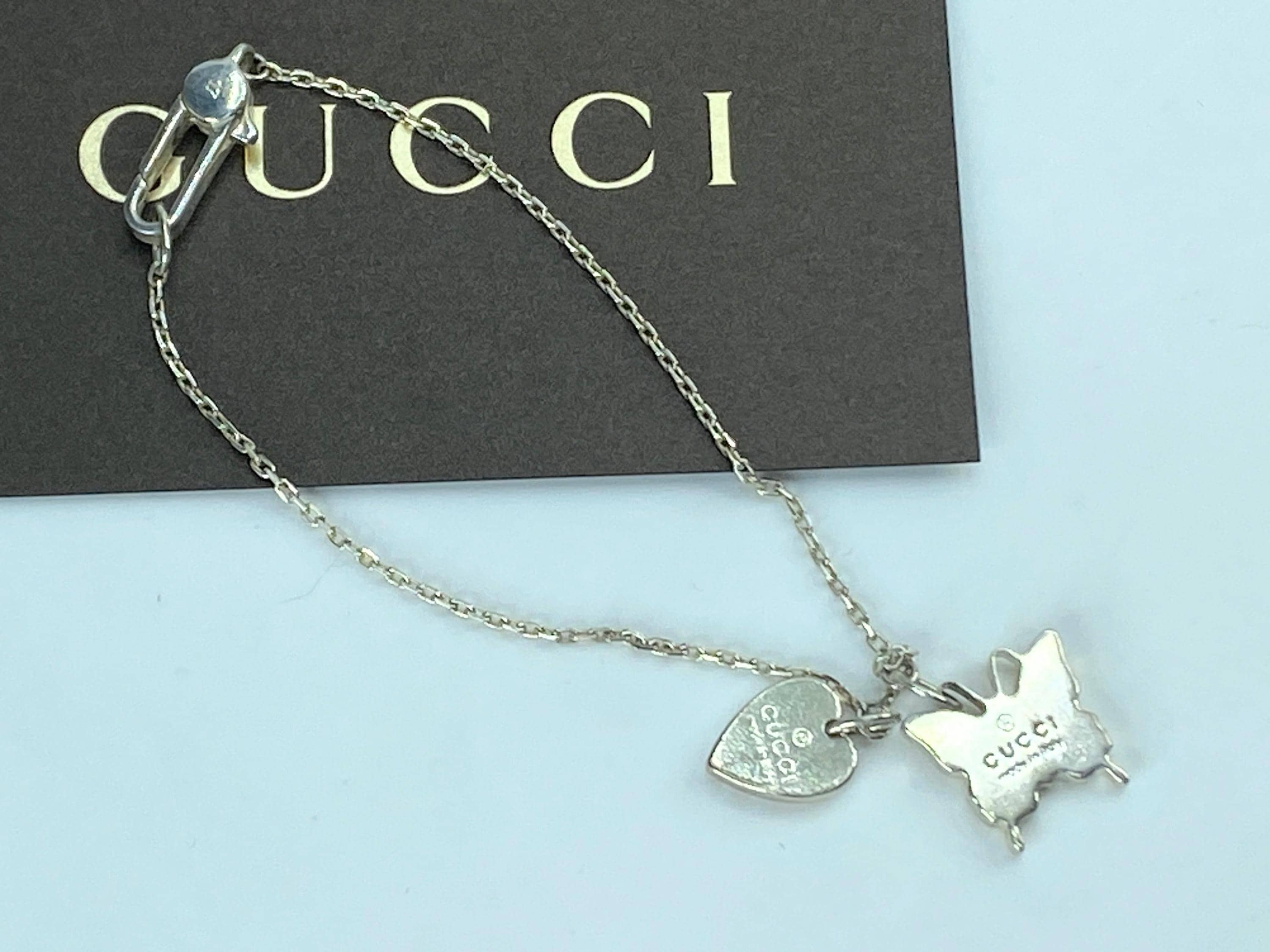 Gucci Butterfly Necklace - Etsy