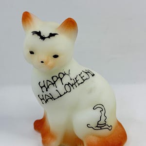 Fenton Happy Cat - Etsy