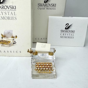 SWAROVSKI スワロフスキー タイプライター 置物 Swarovski Typewriter - Etsy