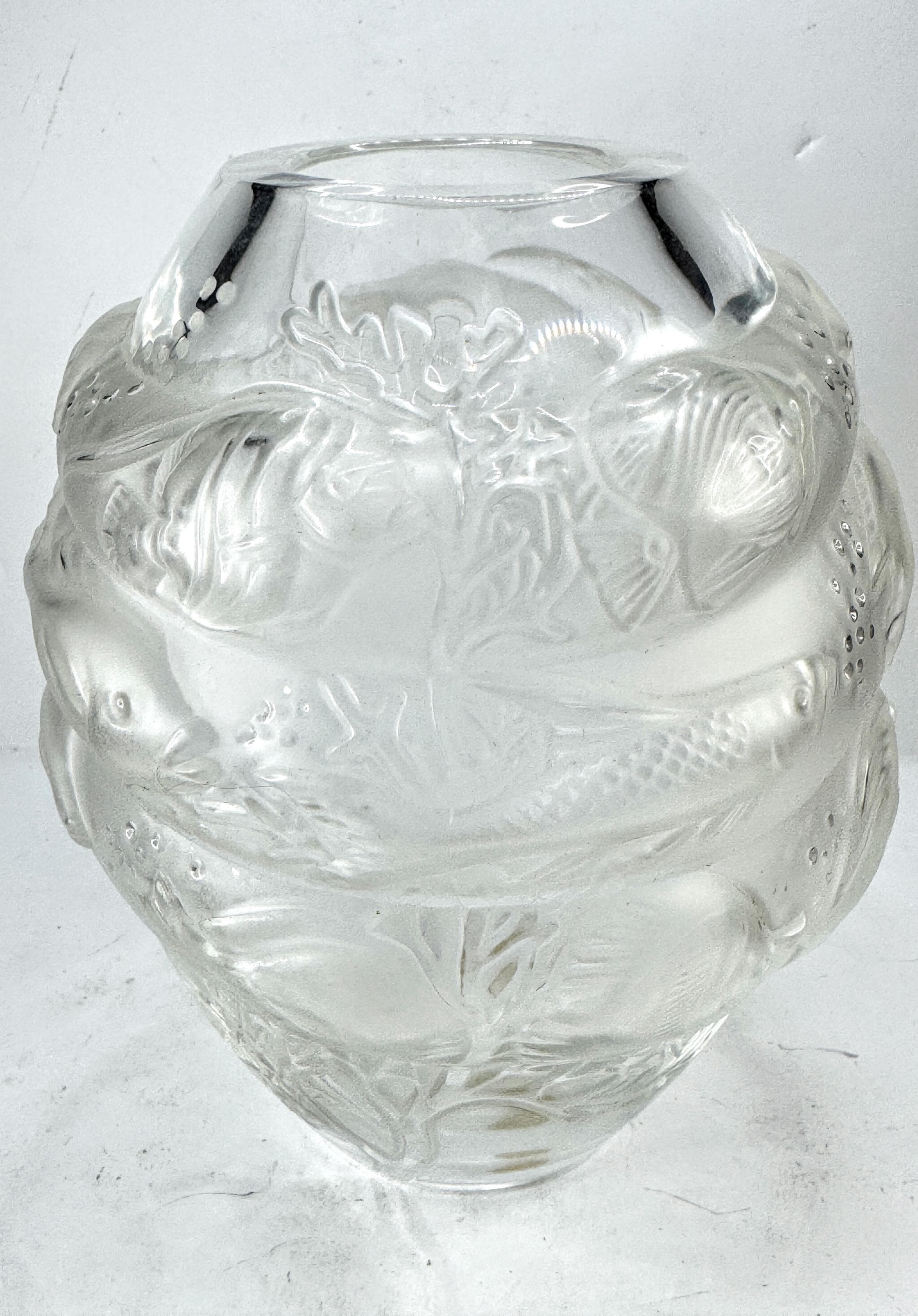 Lalique Fish Vase - Etsy