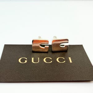 Vintage Cufflinks Gucci - Etsy