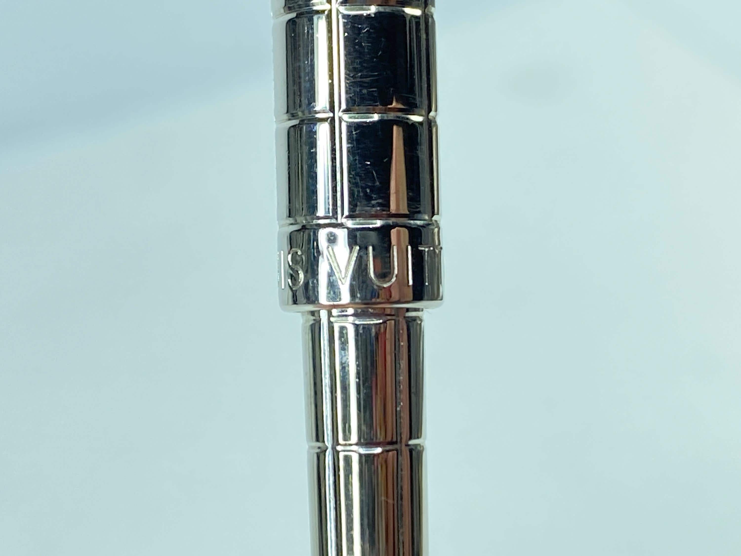 Louis Vuitton Agenda Ballpoint Pen PM N75005 Silver Ballpoint Pen