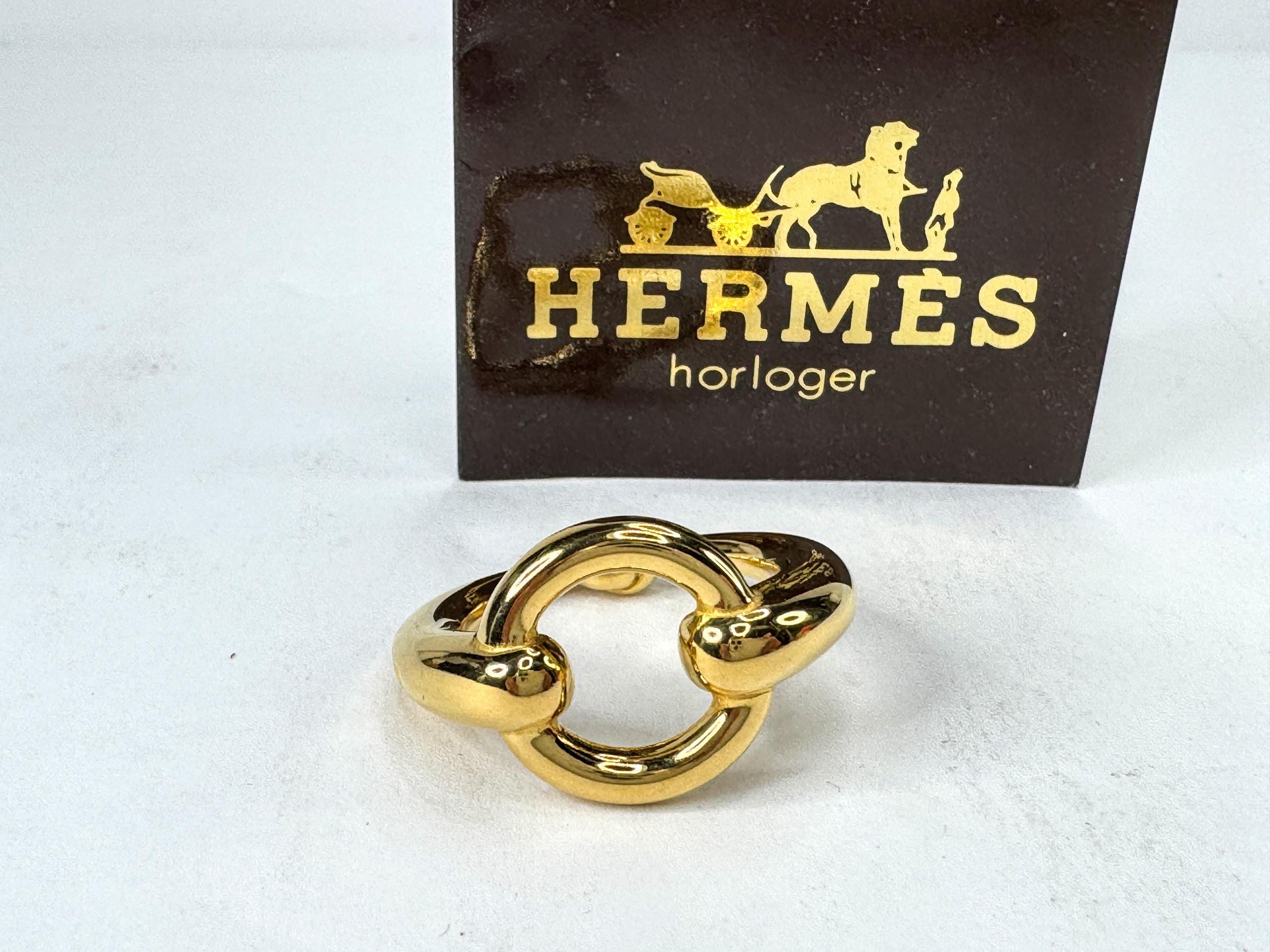 Hermes Gold Ring - Etsy