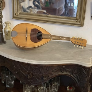 Vintage Handmade Italian Mandolin by Ditta Gaetano Miroglio – Mid 20th Century