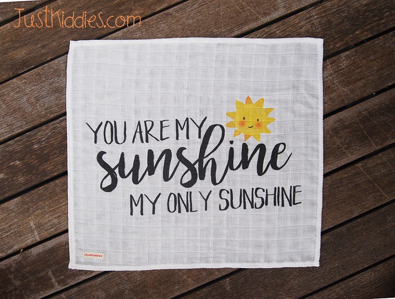 LOVEY or BLANKET You Are My SUNSHINE Organic Cotton Double Etsy