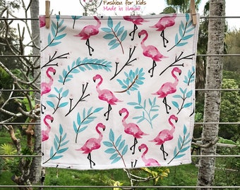 DeLuxe LOVEY * Flamingo  * Security Blanket * 17x17 inches