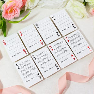 Carte da gioco personalizzate per il libro degli ospiti, carte da gioco con foto, alternativa al libro degli ospiti per matrimonio, carte da gioco vuote, regalo di nozze personalizzato