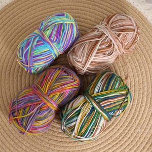 Bamboo Cotton Yarn, Silky Smooth Yarn, Summer Top Yarn, Eco-Friendly Yarn, Breathable & Lightweight Crochet Yarn