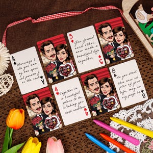 Libro degli ospiti con foto personalizzata, alternativa al libro degli ospiti per matrimonio, carte da gioco vuote, biglietti d'auguri per la festa di fidanzamento, regalo di nozze personalizzato