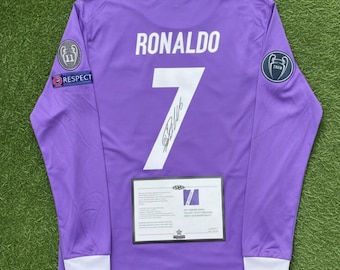 クリスティアーノ・ロナウド サイン入りシャツ クリスティアーノ・ロナウドのサイン入りシャツ（レアル・マドリード