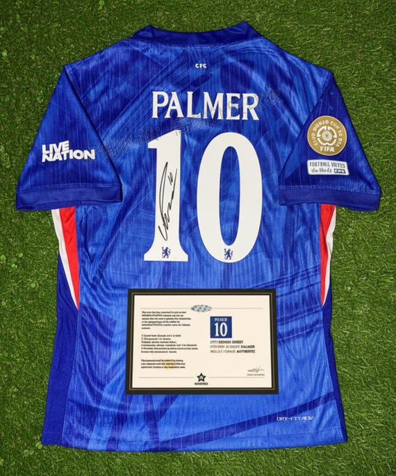 Cole Palmer SIGNED Chelsea Jersey Club World Cup Champions 25/26 - COA - 2025