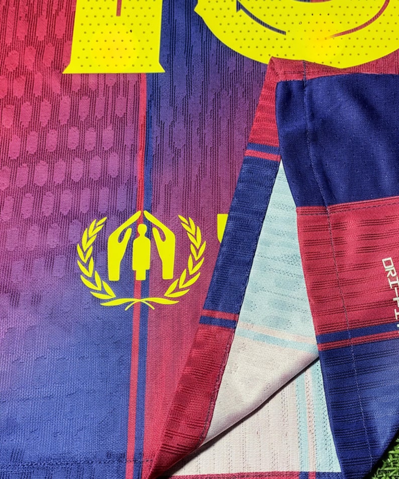 Lamine Yamal Barcelona Tribute Jersey - Printed Signature, COA, Kids/Adult Sizes image 6