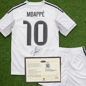 Kylian Mbappe SIGNED Real Madrid 25/26 Home Jersey/Shirt - COA - 2025